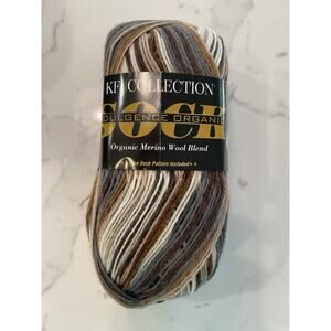 KFI Collection Indulgence Organic Sock Yarn Merino Wool Blend Rocky Mtns #104